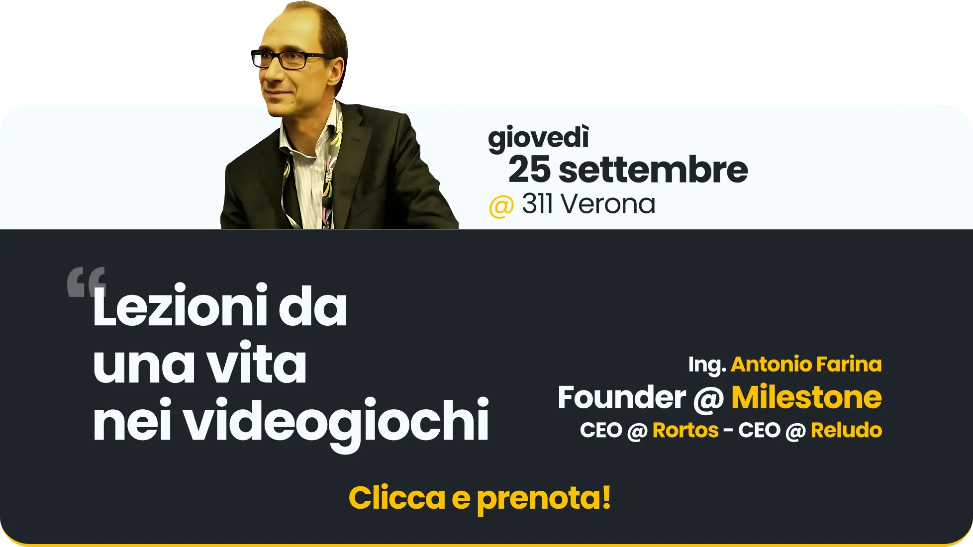 Evento del 25 Settembre 2025